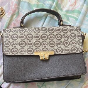 Anne Klein Brown and Tan Satchel